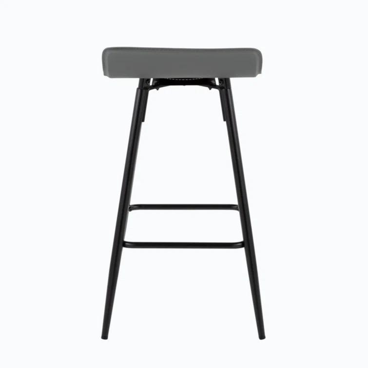 Wenty Upholstered Counter Stool with Metal Frame (Set of 2)