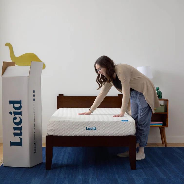 Lucid LUCID Firm Cooling Gel infused Memory Foam Mattresses