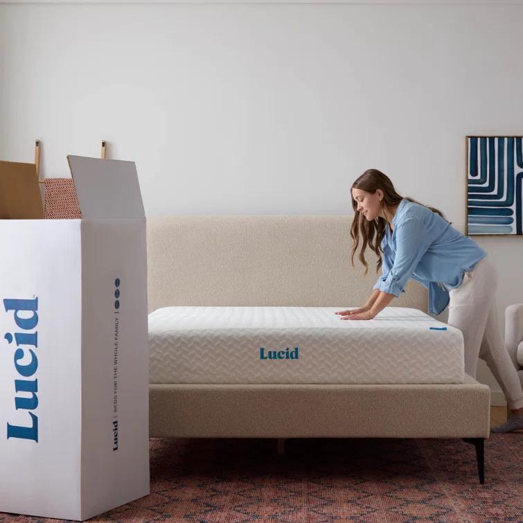 Lucid LUCID Firm Cooling Gel infused Memory Foam Mattresses