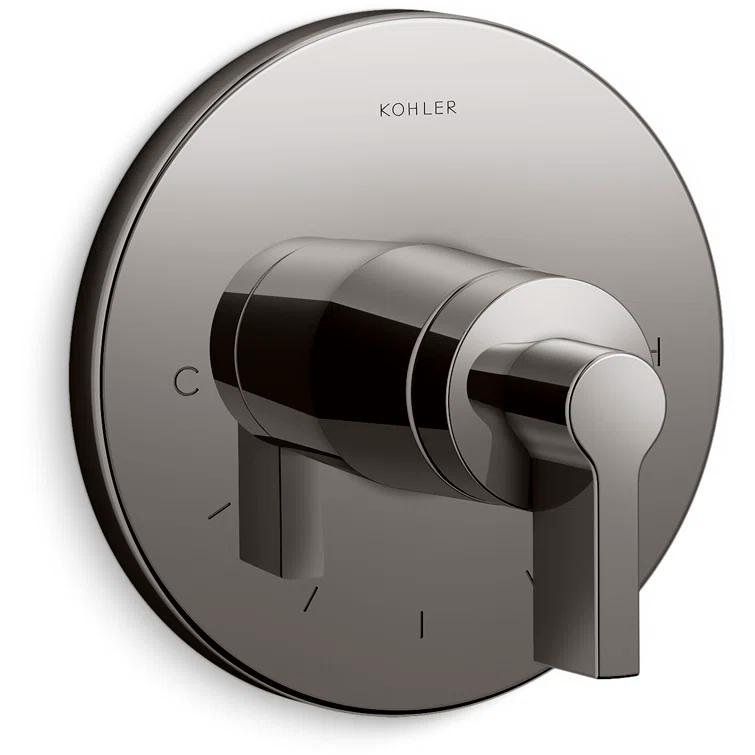 Components Mastershower Temperature Control Valve Trim With Lever Handle