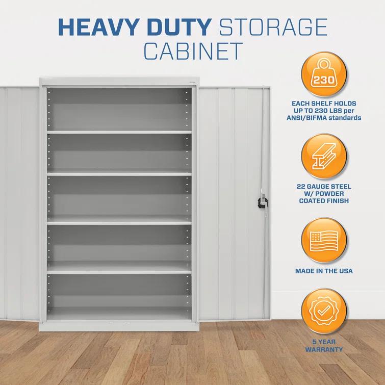 Sandusky Cabinets Sandusky Lee Elite 24" D x 46" W x 72" H, Steel Garage Storage Cabinet by Sandusky