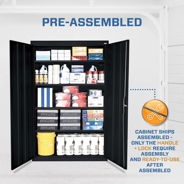 Sandusky Cabinets Sandusky Lee Elite 24" D x 46" W x 72" H, Steel Garage Storage Cabinet by Sandusky