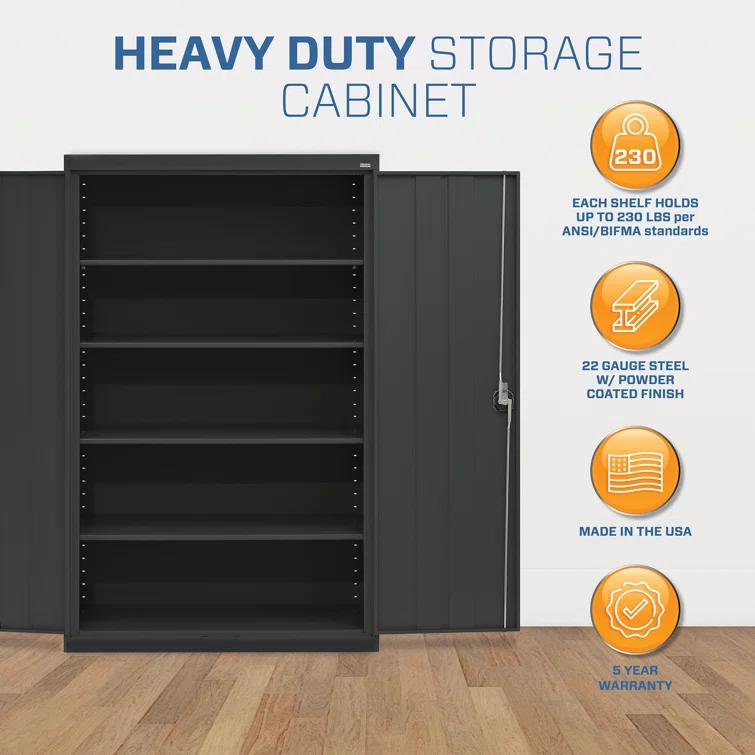 Sandusky Cabinets Sandusky Lee Elite 24" D x 46" W x 72" H, Steel Garage Storage Cabinet by Sandusky