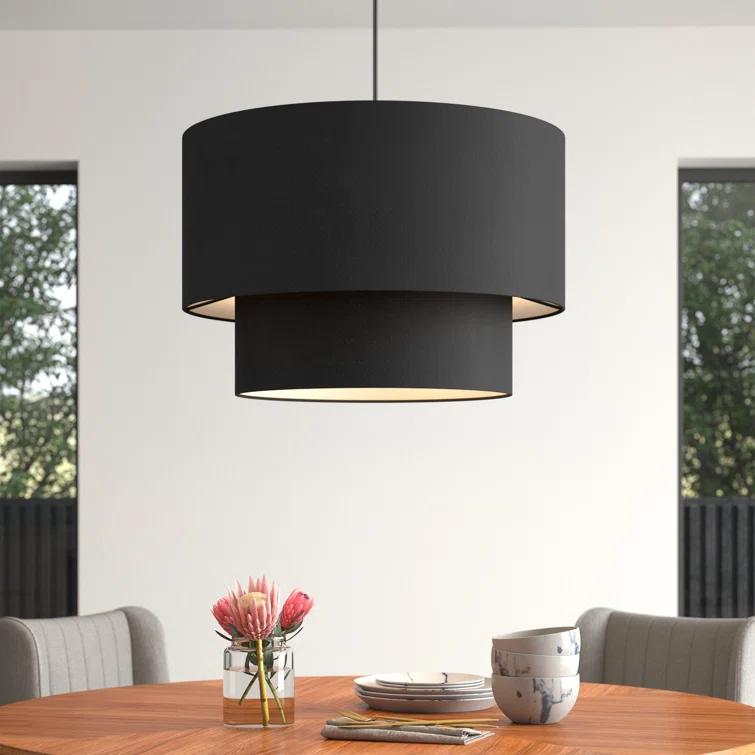 Croyle 3 - Light Dimmable Drum Chandelier