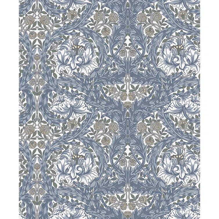African Marigold Modern Floral Wallpaper