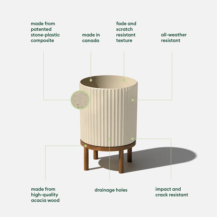 Demi Series Planter with Stand
