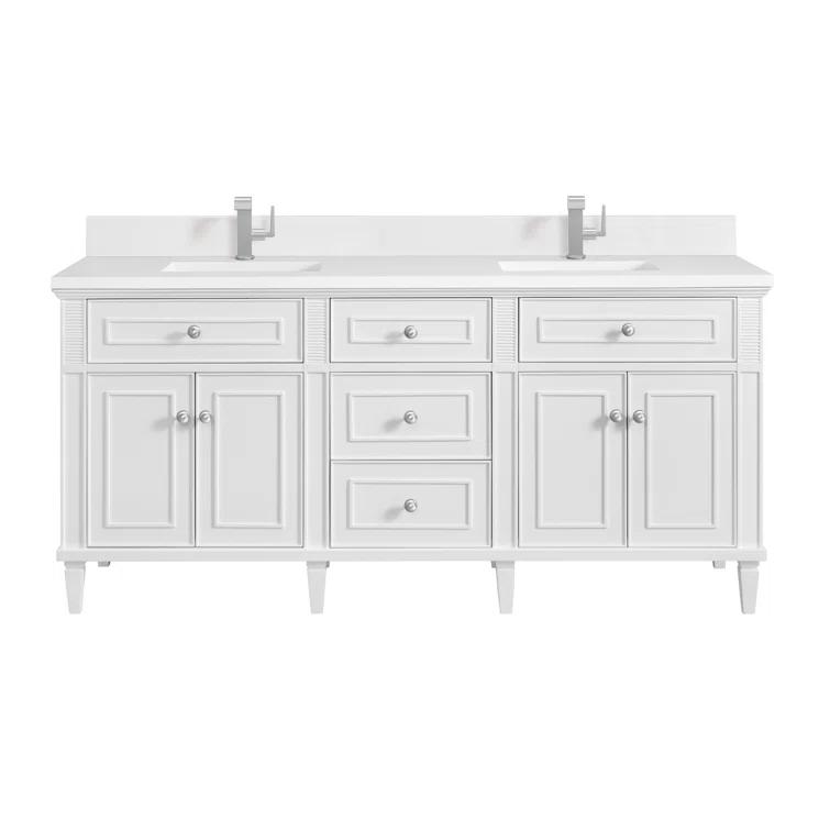 Lorelai 72'' Double Bathroom Vanity with Top