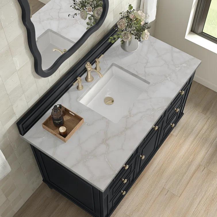 James Martin Vanities Lorelai 48'' Single Bathroom Vanity with Top