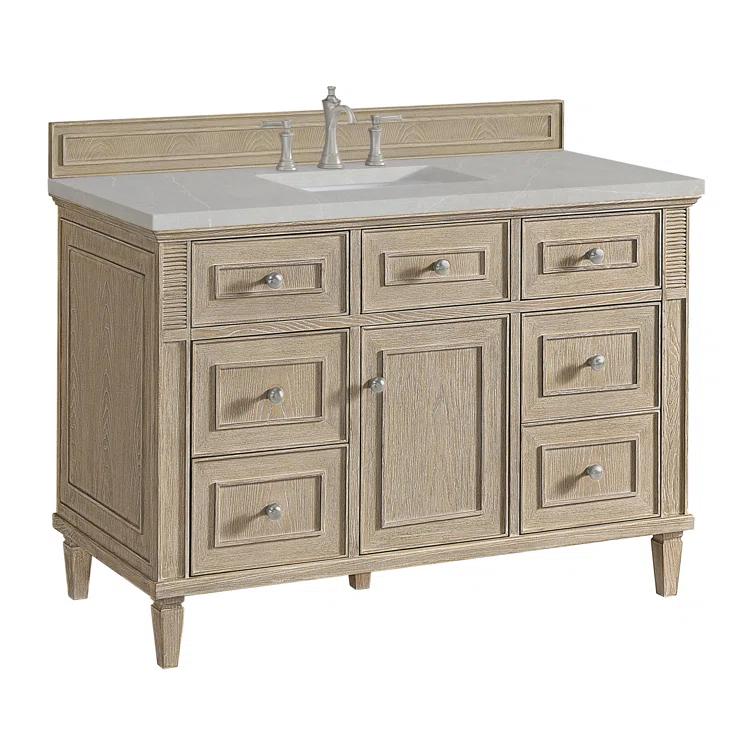 James Martin Vanities Lorelai 48'' Single Bathroom Vanity with Top