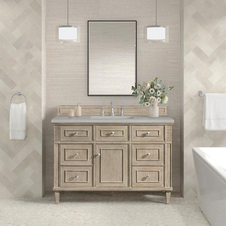 James Martin Vanities Lorelai 48'' Single Bathroom Vanity with Top