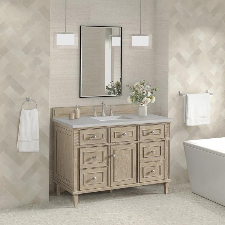 James Martin Vanities Lorelai 48'' Single Bathroom Vanity with Top