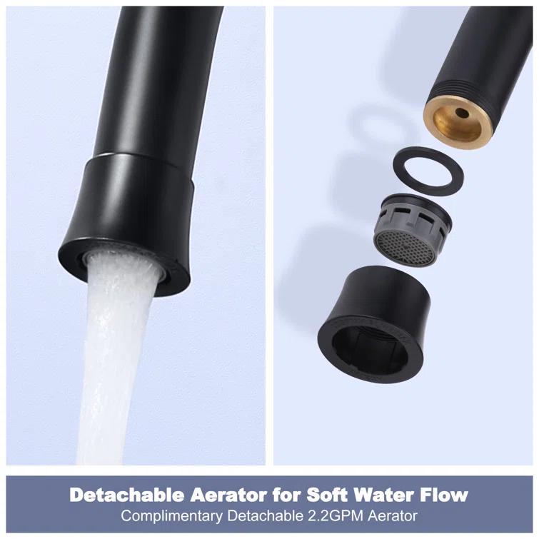 Widespread 2-handle Bathroom Faucet with Drain Assembly