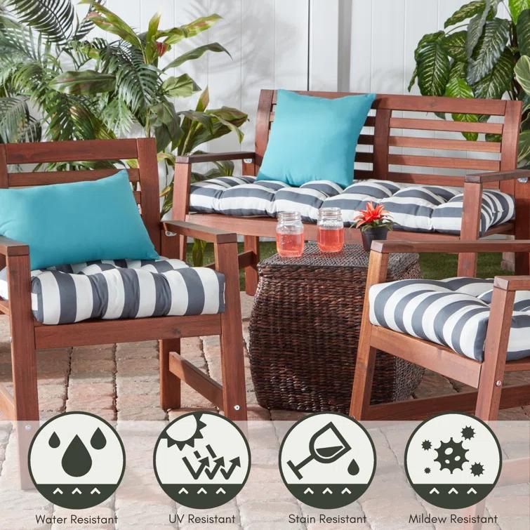 Indoor/Outdoor Reversible Throw Pillow