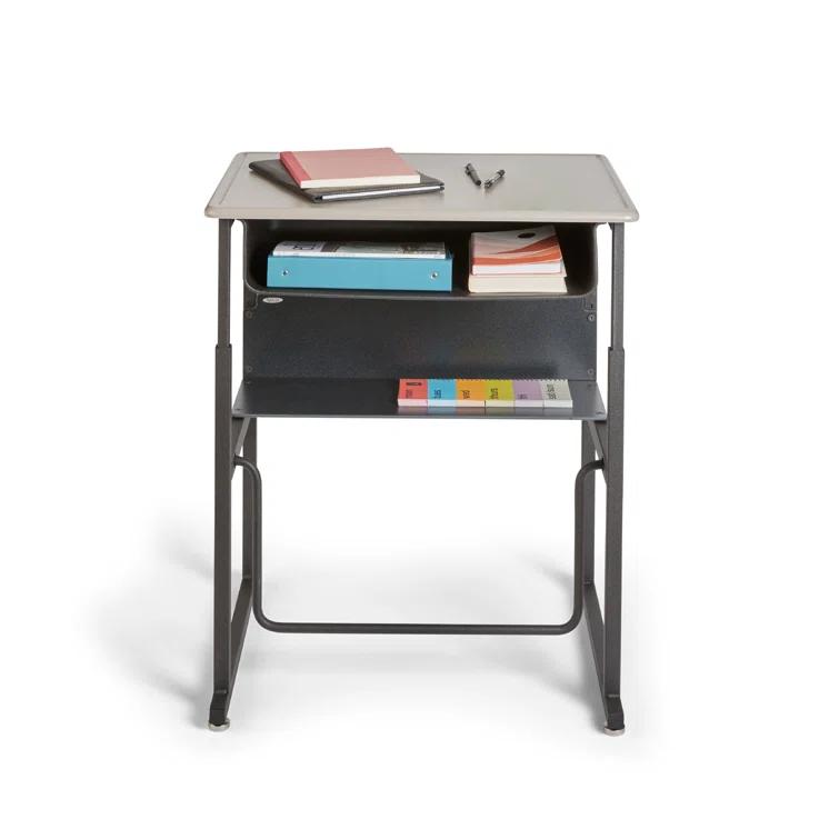 Safco Products Company AlphaBetter® Metal Adjustable Height Open Front Desk