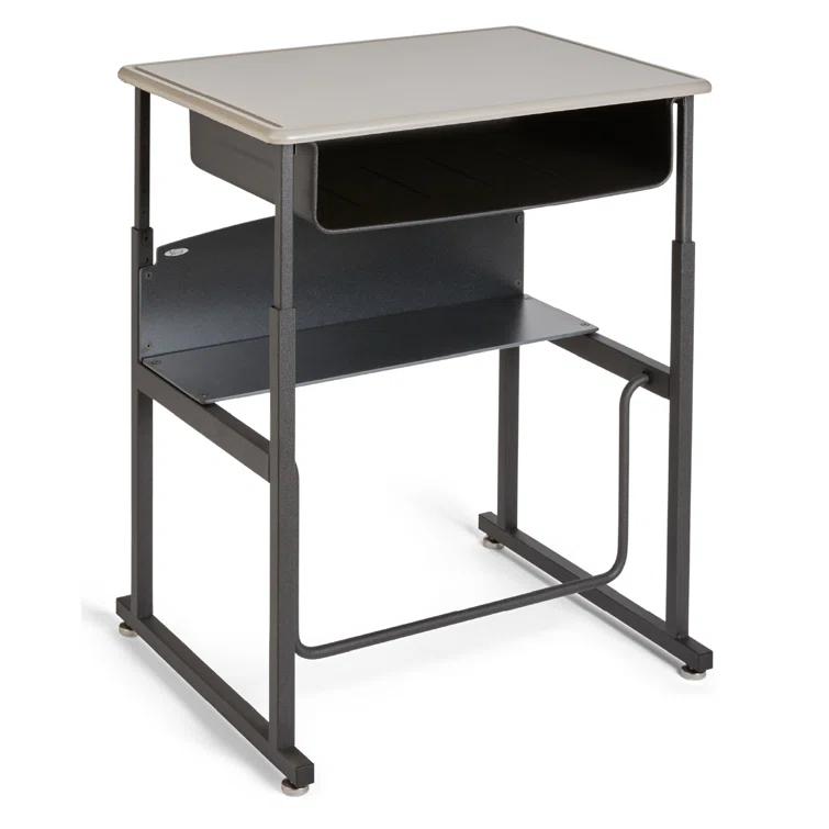 Safco Products Company AlphaBetter® Metal Adjustable Height Open Front Desk
