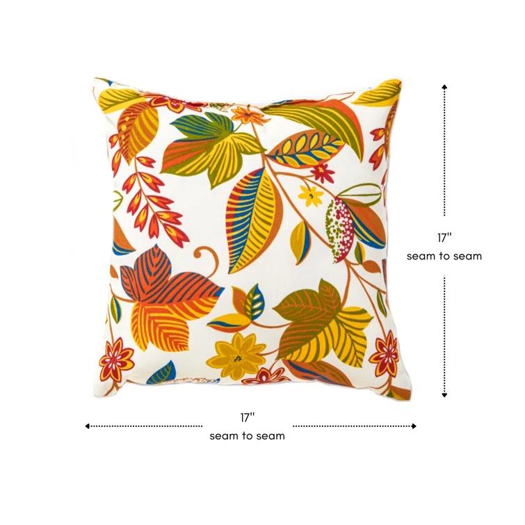 Indoor/Outdoor Reversible Throw Pillow