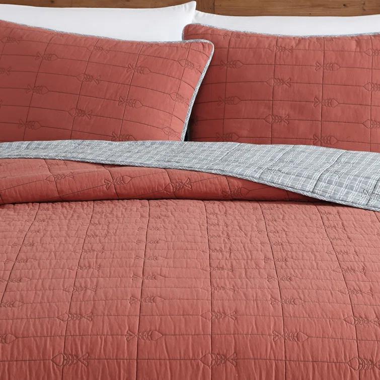 Eddie Bauer Eddie Bauer Troutdale Cotton Reversible Quilt Set