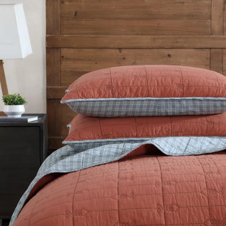 Eddie Bauer Eddie Bauer Troutdale Cotton Reversible Quilt Set