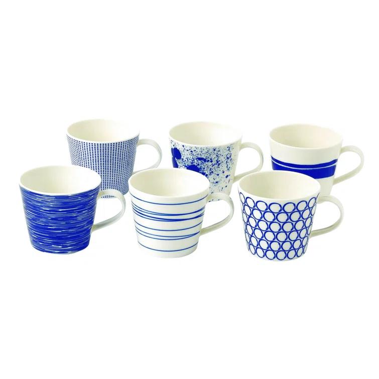 Pacific Mixed Patterns Mugs (Set of 6)