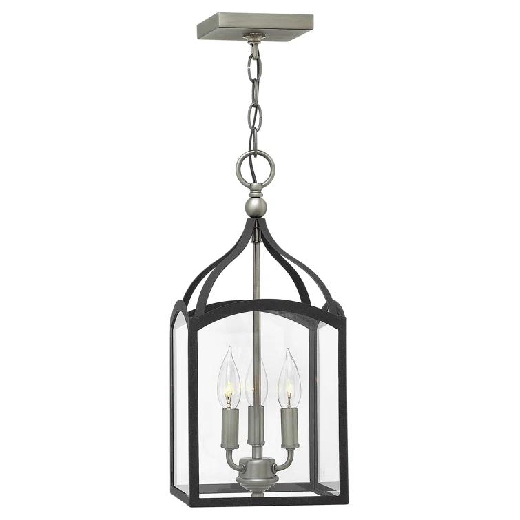 Clarendon 3 - Light Lantern Rectangle Pendant