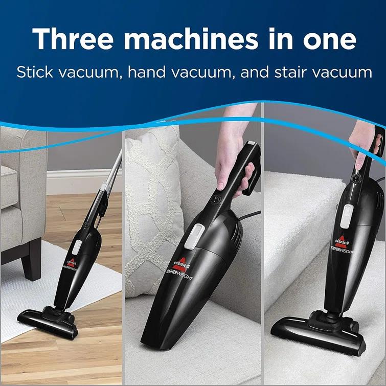 BISSELL Featherweight Stick Lightweight Bagless Vacuum with Crevice Tool