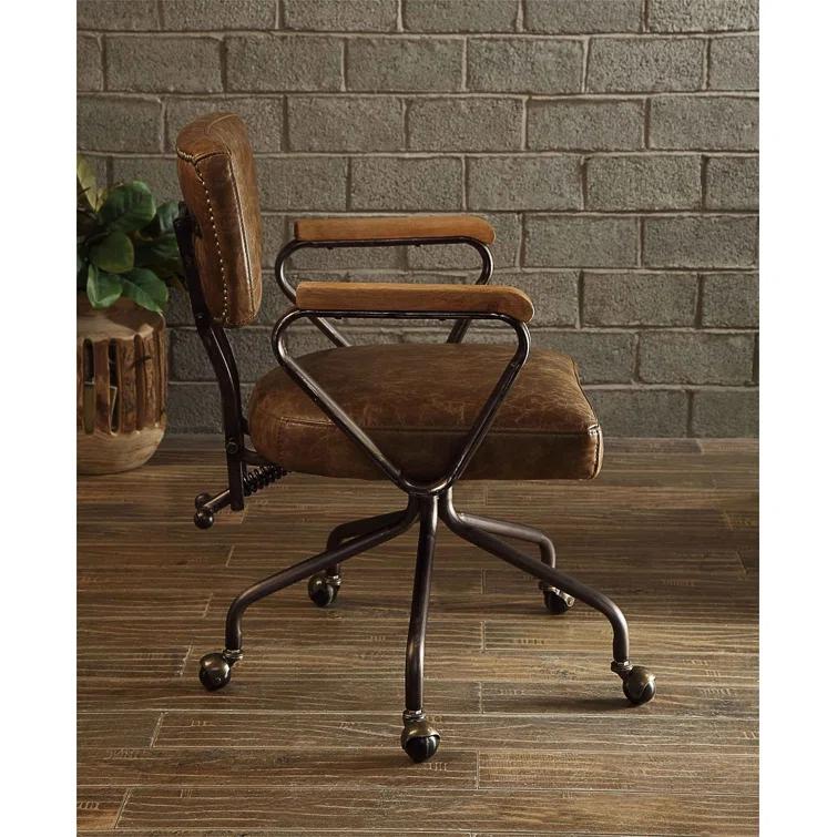 Hallie Genuine Leather Office Chair