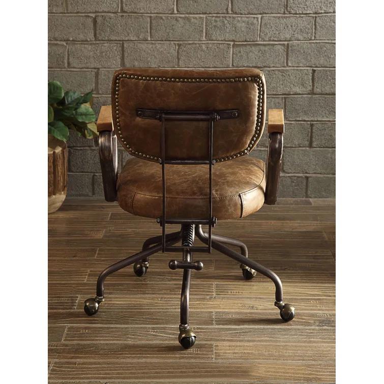 Hallie Genuine Leather Office Chair