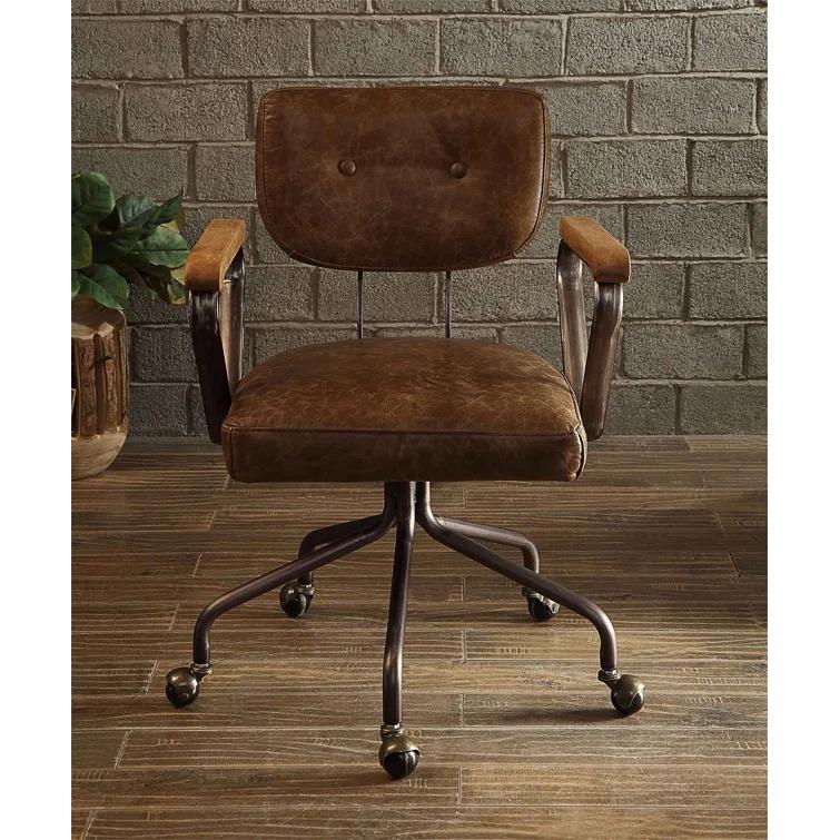 Hallie Genuine Leather Office Chair