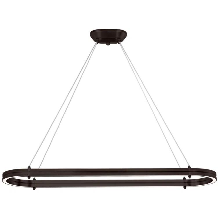 Paxton Bronze 54" LED Linear Chandelier
