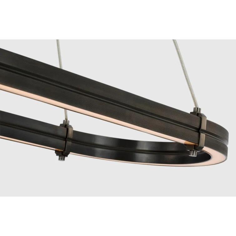 Paxton Bronze 54" LED Linear Chandelier
