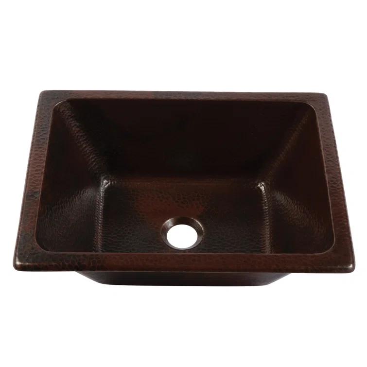 Hawking 17" Dual Flex Bathroom Sink in Copper