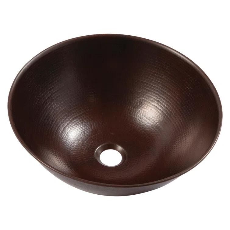 Hubble 16" Vessel Bathroom Sink in Copper