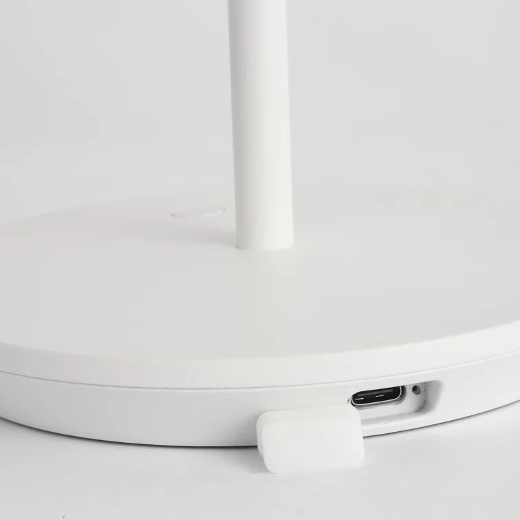 Carla Cordless Table Lamp - White / Small