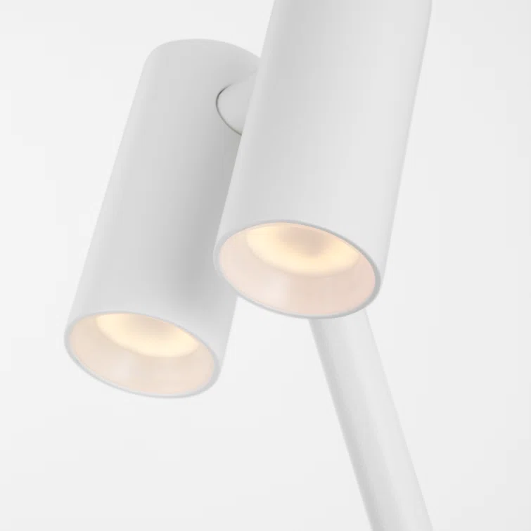 Matte White Adjustable Cordless Outdoor Table Lamp