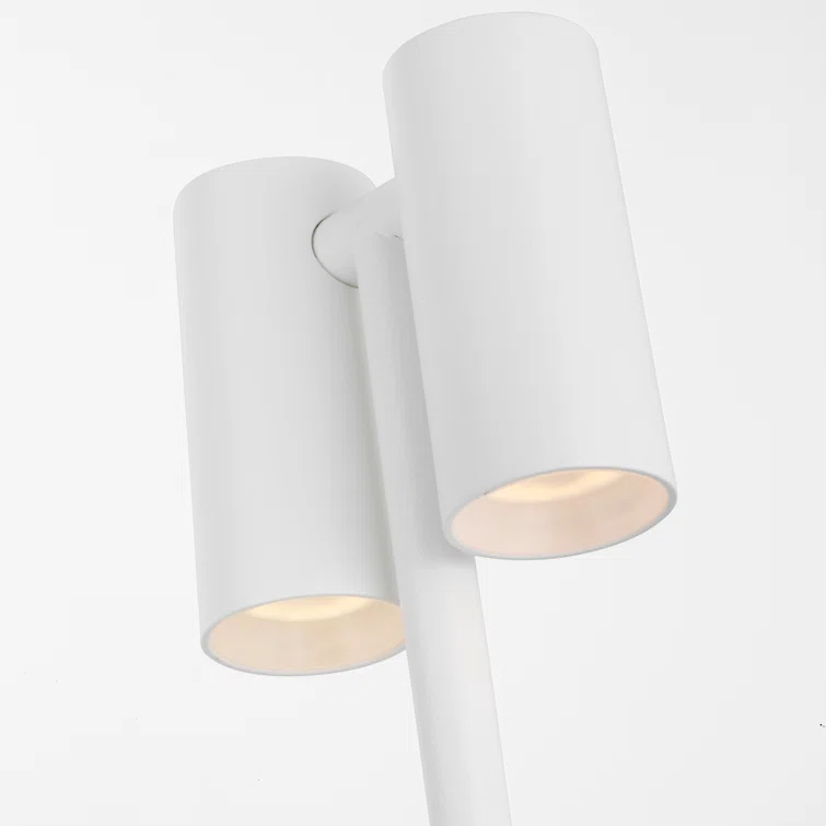 Matte White Adjustable Cordless Outdoor Table Lamp