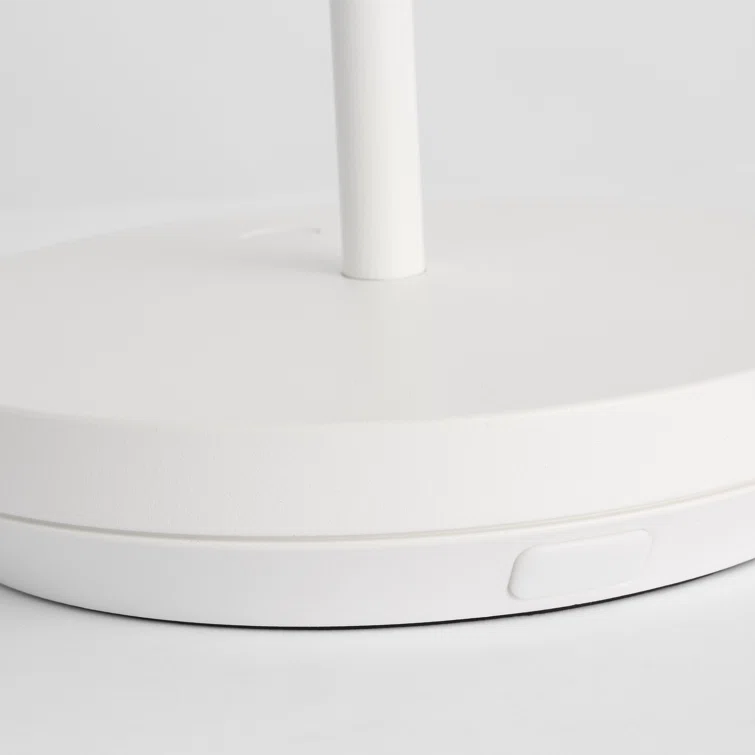 Matte White Adjustable Cordless Outdoor Table Lamp