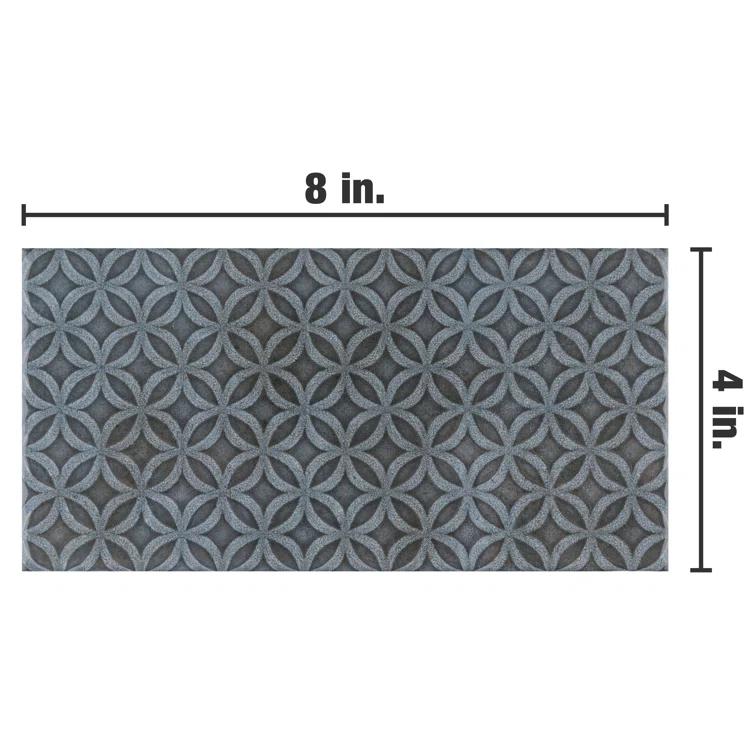 Merola Tile Camden 4" x 8" Ceramic Patterned Subway Wall Tile