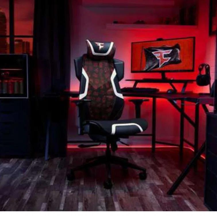 Respawn RESPAWN FLEXX Mesh Gaming Chair With Lumbar Support, Ergonomic Gaming Chair with Recline/Tilt Tension Controls, Adjustable Arms, 300lb Max Weight With Wheels for Computer/Desk/Office