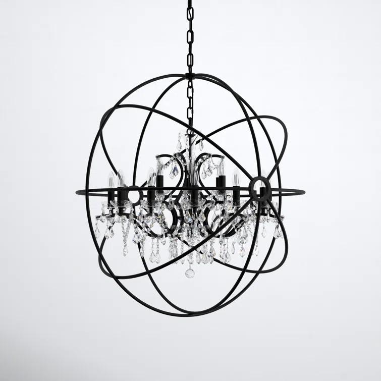 Willa Arlo™ Interiors Svante 18 - Light Dimmable Globe Chandelier