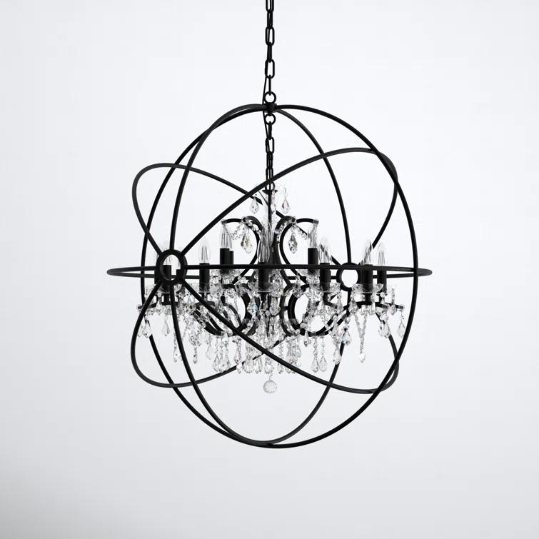 Willa Arlo™ Interiors Svante 18 - Light Dimmable Globe Chandelier