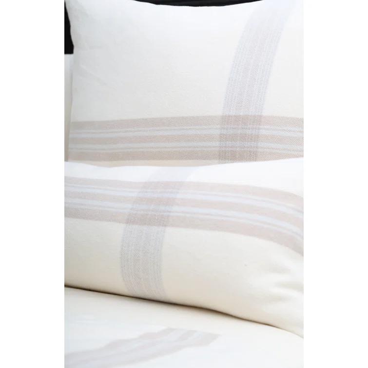 Geneva Plaid Cotton Lumbar Throw Pillow