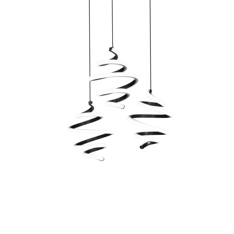 dweLED Whirl Round 3 - LED Light Pendant - 4-CCT