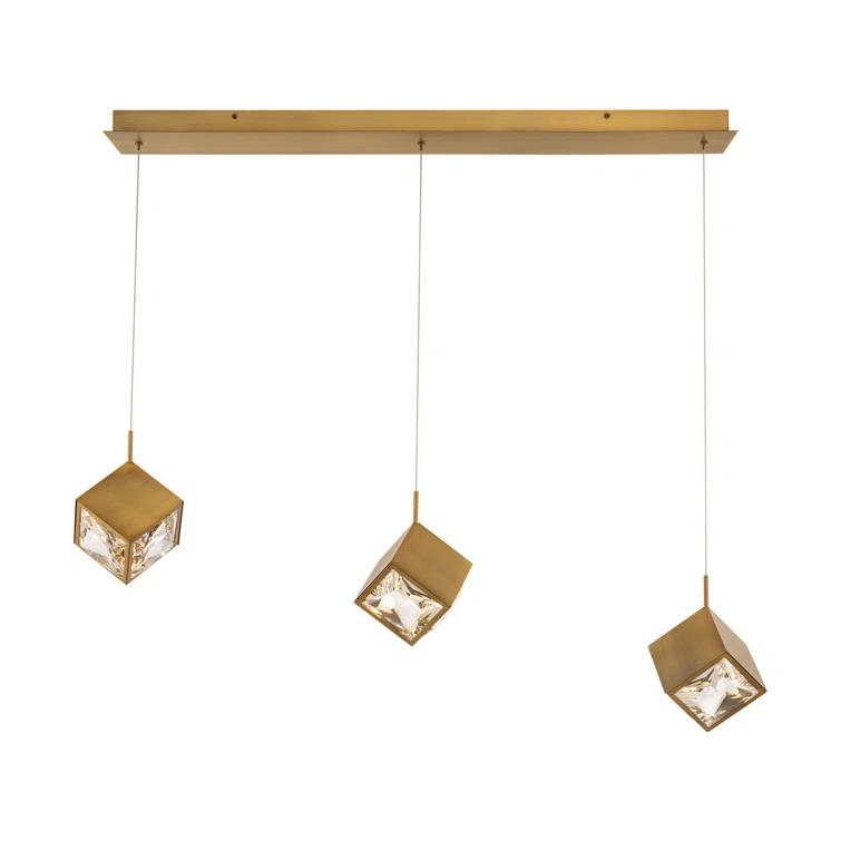 dweLED Ice Cube 3 - Light Linear Pendant