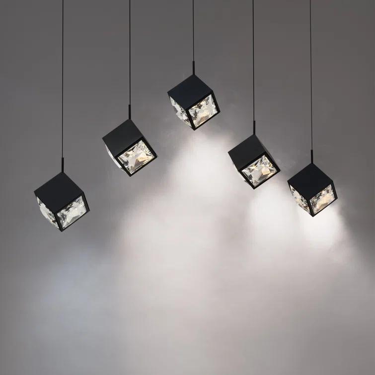 dweLED Ice Cube 5 - Light Linear Pendant