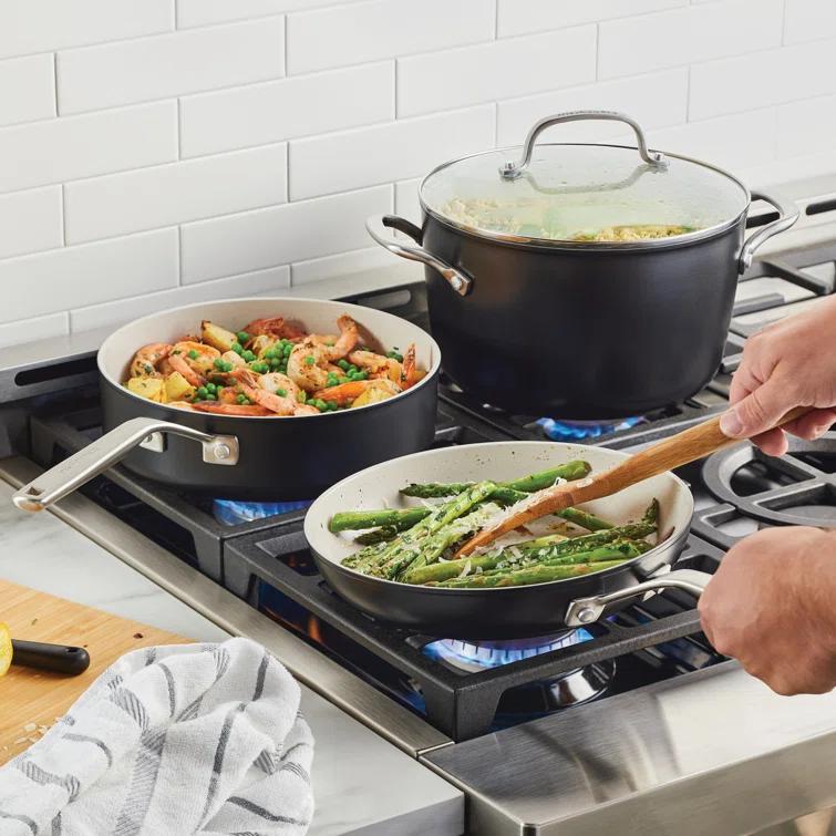 KitchenAid ® Pistachio Hard-Anodized Ceramic Non-Stick 10-Piece Cookware Set