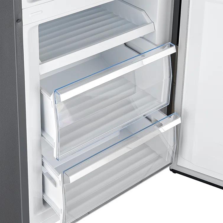 Guardia 46.8-Inch Side-by-Side Bottom Freezer Refrigerator Stainless Steel, 21.6 cu.ft.