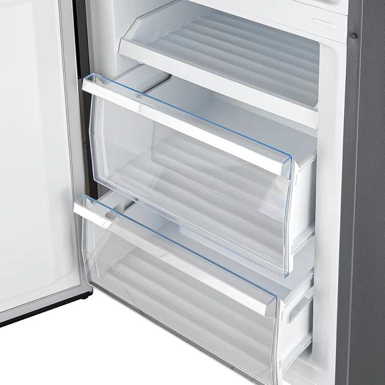Guardia 46.8-Inch Side-by-Side Bottom Freezer Refrigerator Stainless Steel, 21.6 cu.ft.