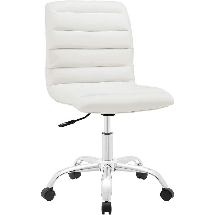 Modway Ripple Armless Mid Back Vinyl Office Chair