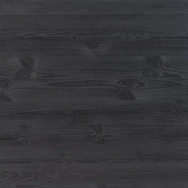 Otto Black Pine Extendable Rectangular Dining Table