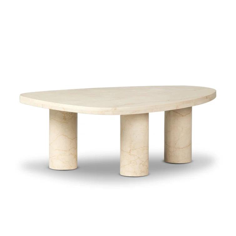 Mariano Coffee Table - Cream Marble / Small
